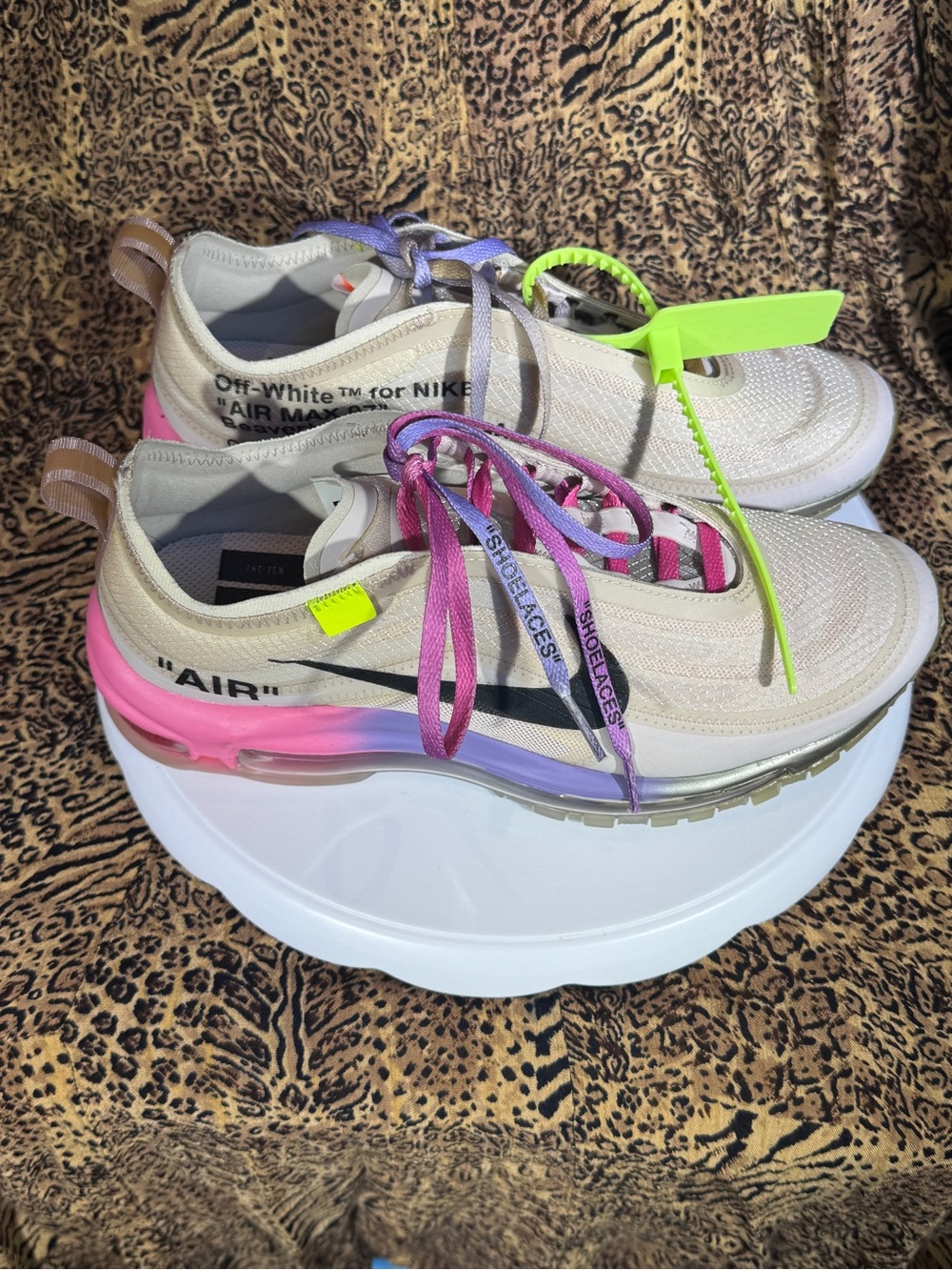 OFF-WHITE X NIKE Air Max 97 OG 'Queen' Serena Williams Sneakers size 6